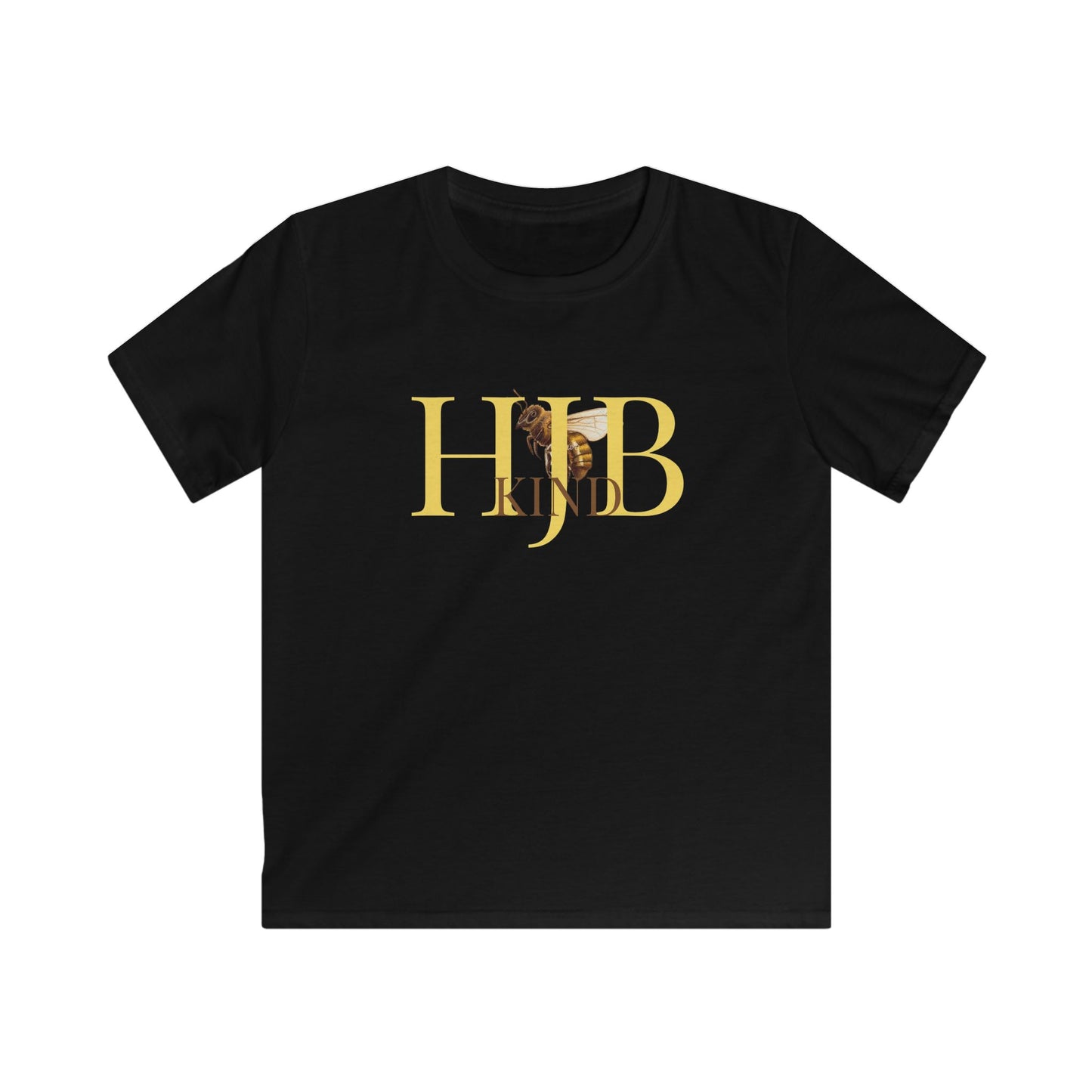 Hey Just Bee Kind Kids Softstyle Tee
