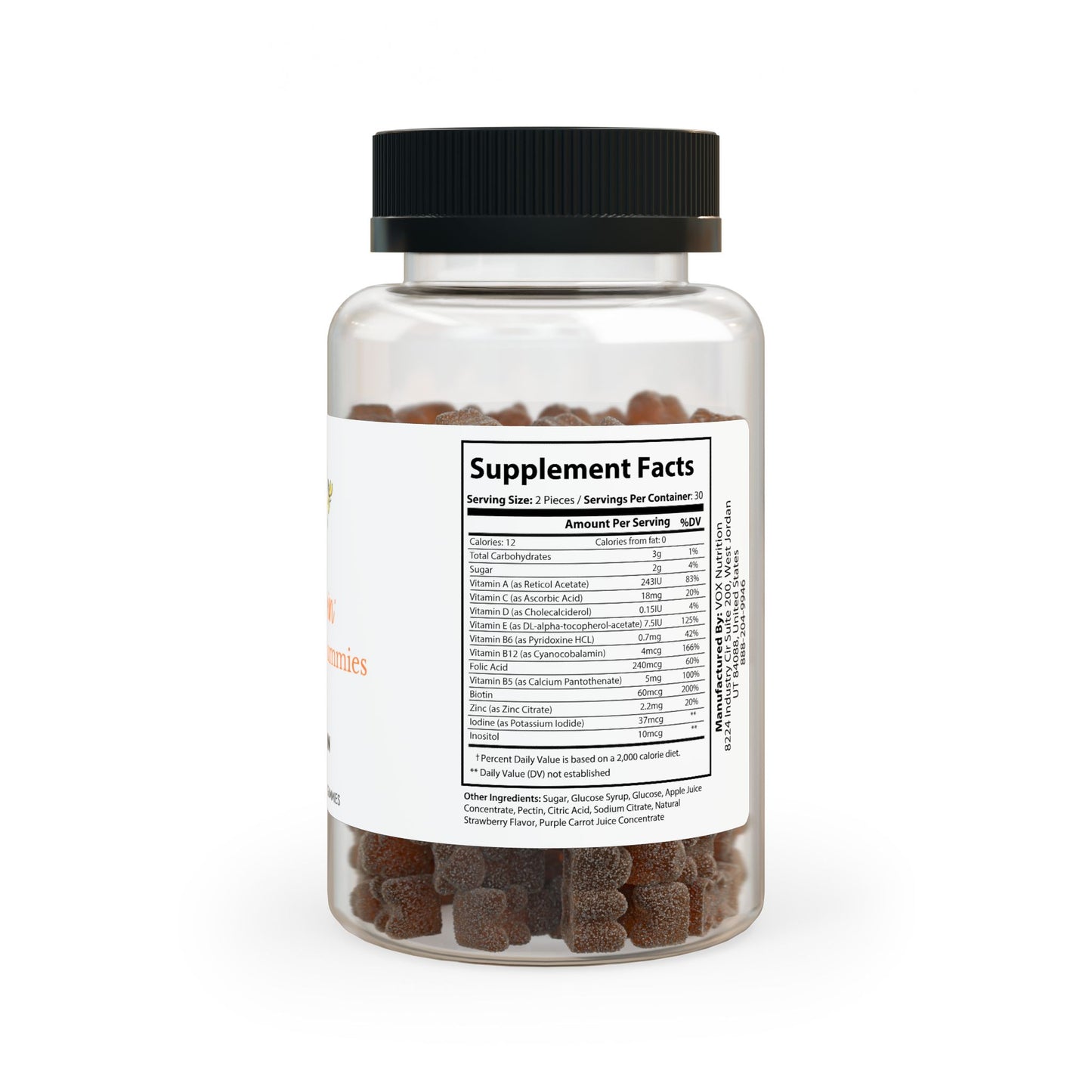 Bee Thrivin' Multivitamin Gummies for Adults (60 Gummies)
