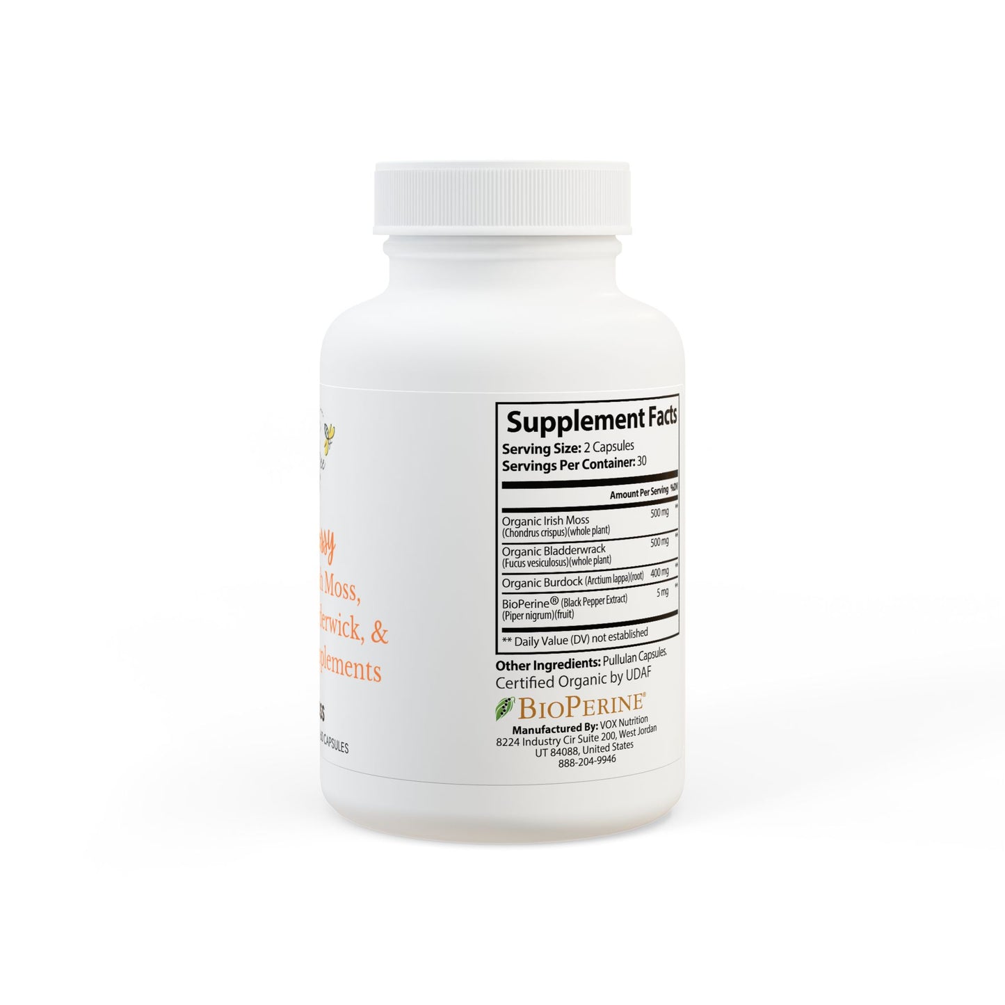 Bee Mossy Sea Moss Supplement (60 Capsules)