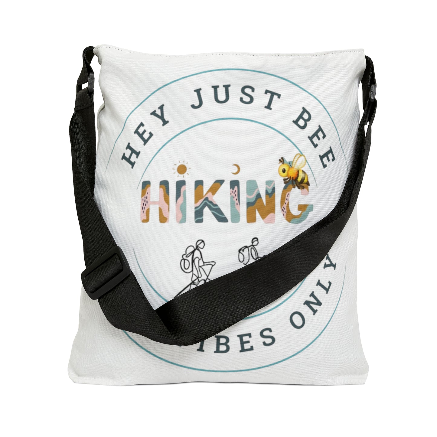 Hey Just Bee Hiking Adjustable Tote Bag
