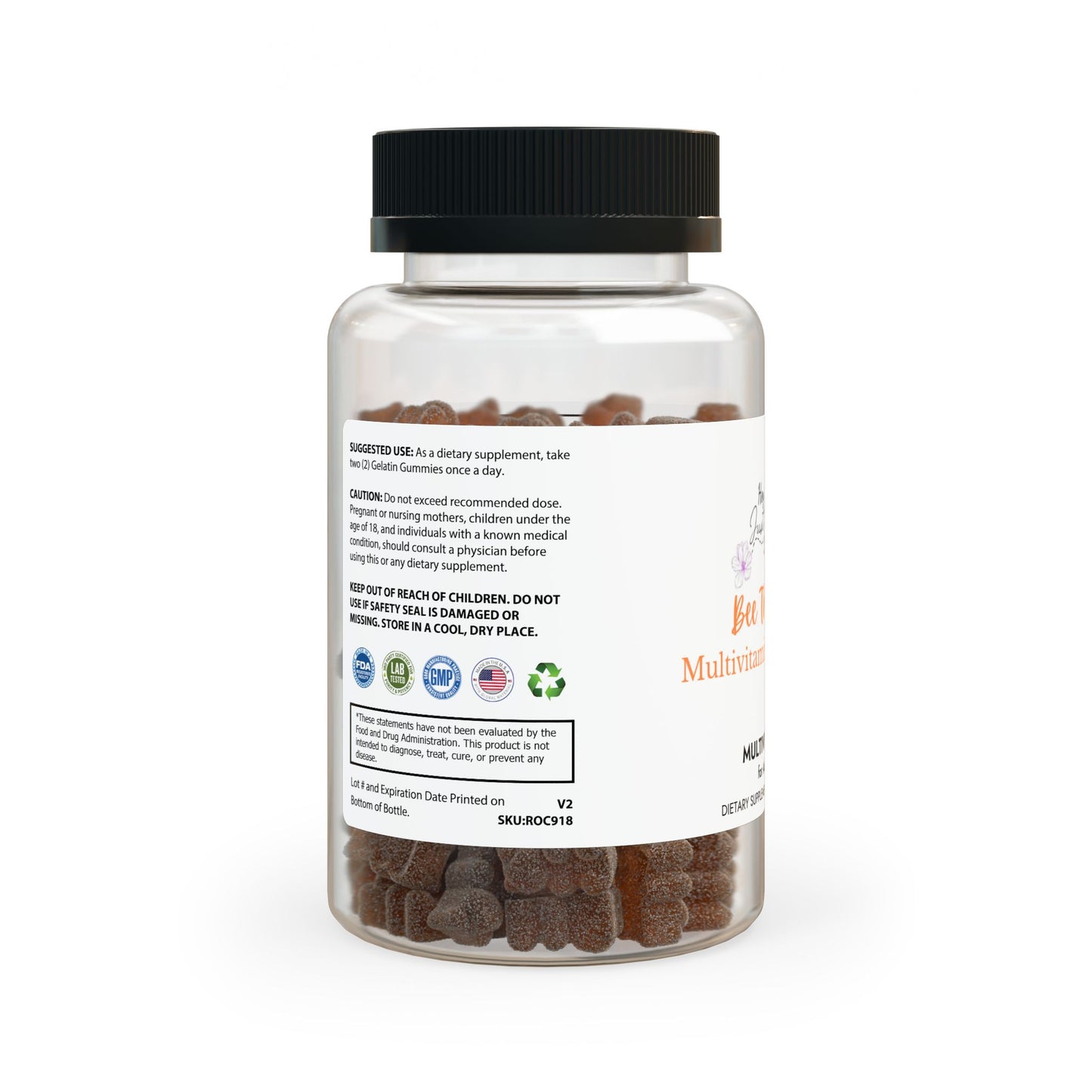 Bee Thrivin' Multivitamin Gummies for Adults (60 Gummies)
