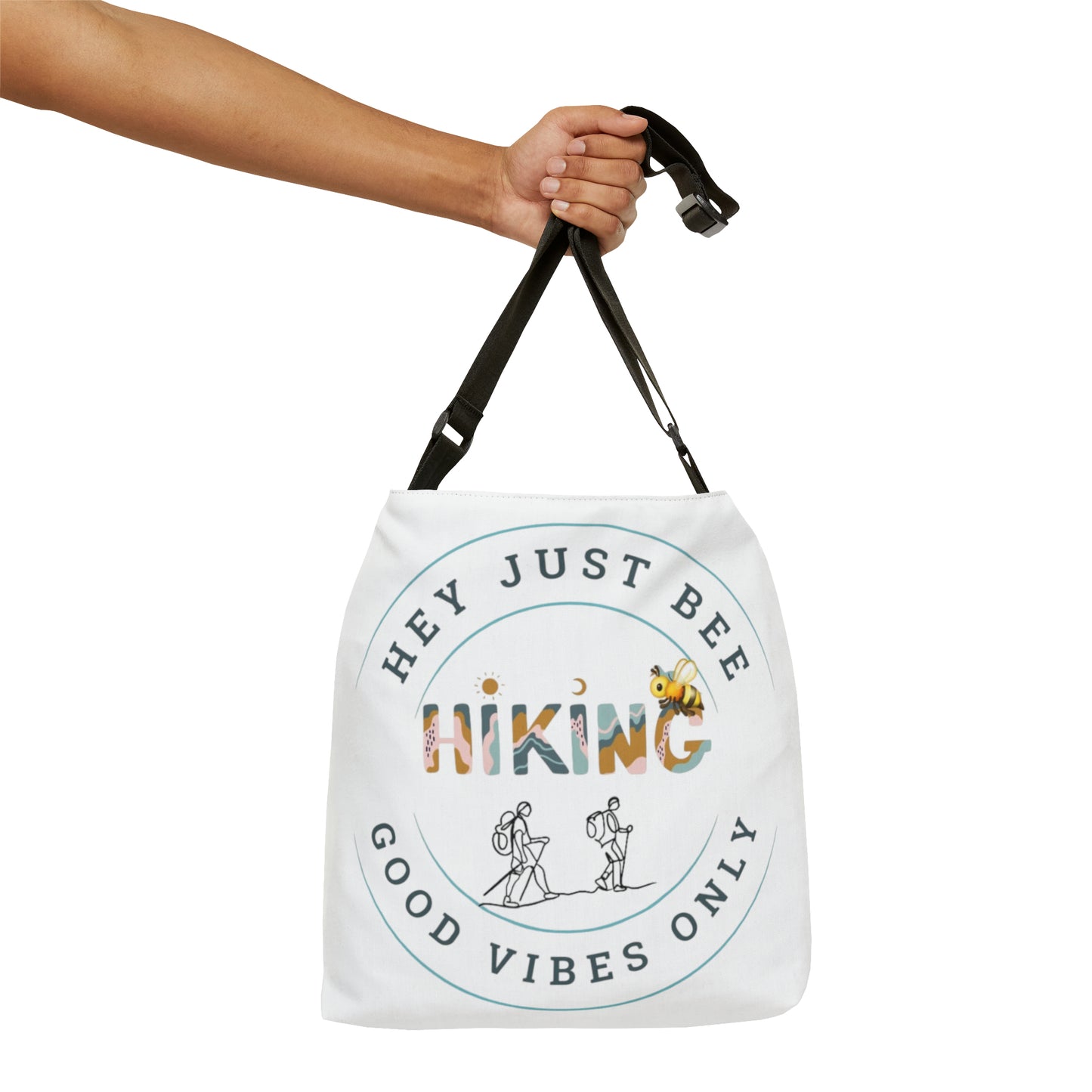 Hey Just Bee Hiking Adjustable Tote Bag