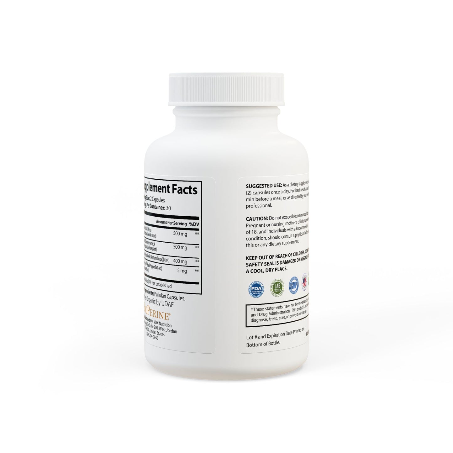 Bee Mossy Sea Moss Supplement (60 Capsules)