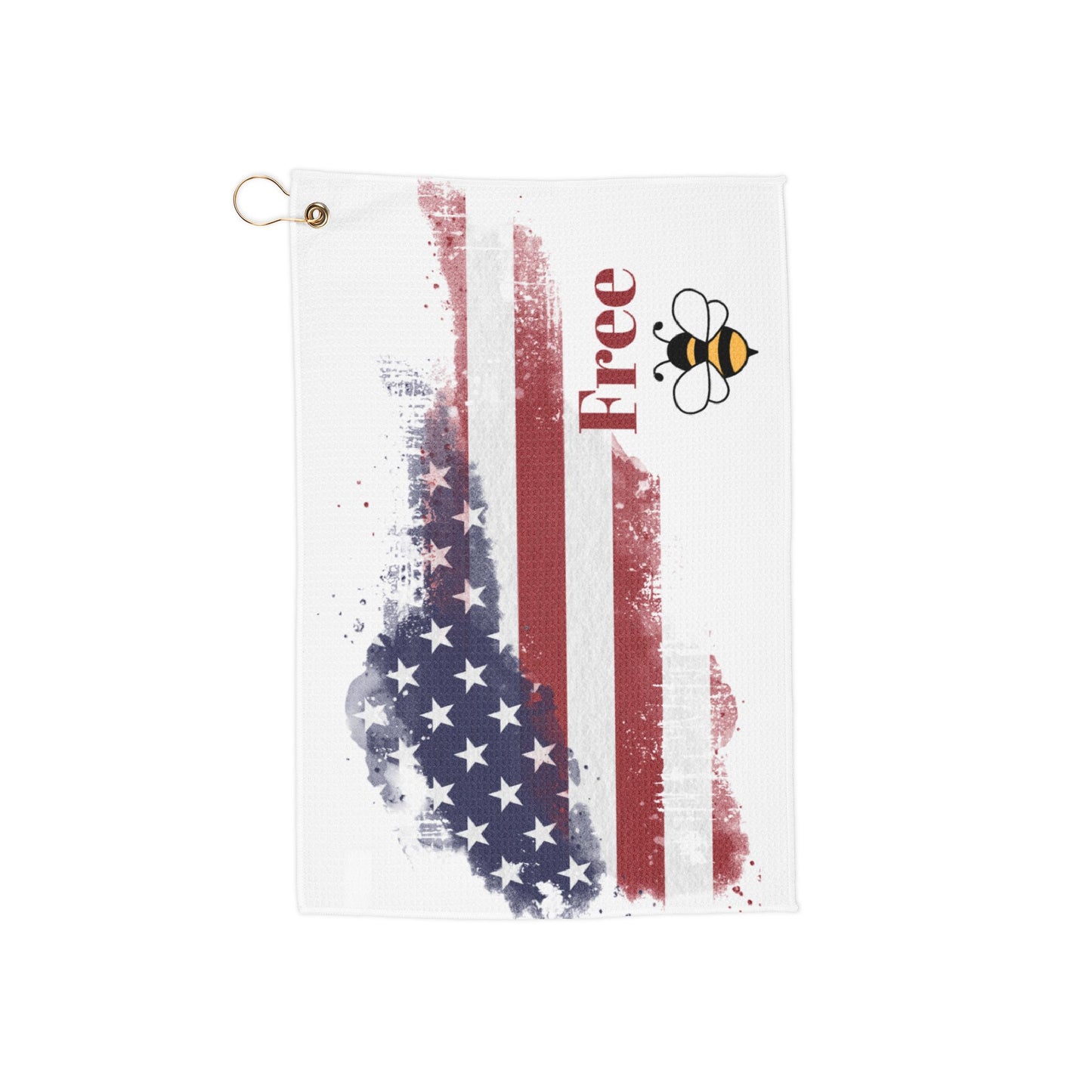 "Free Bee Free" Golf Towel