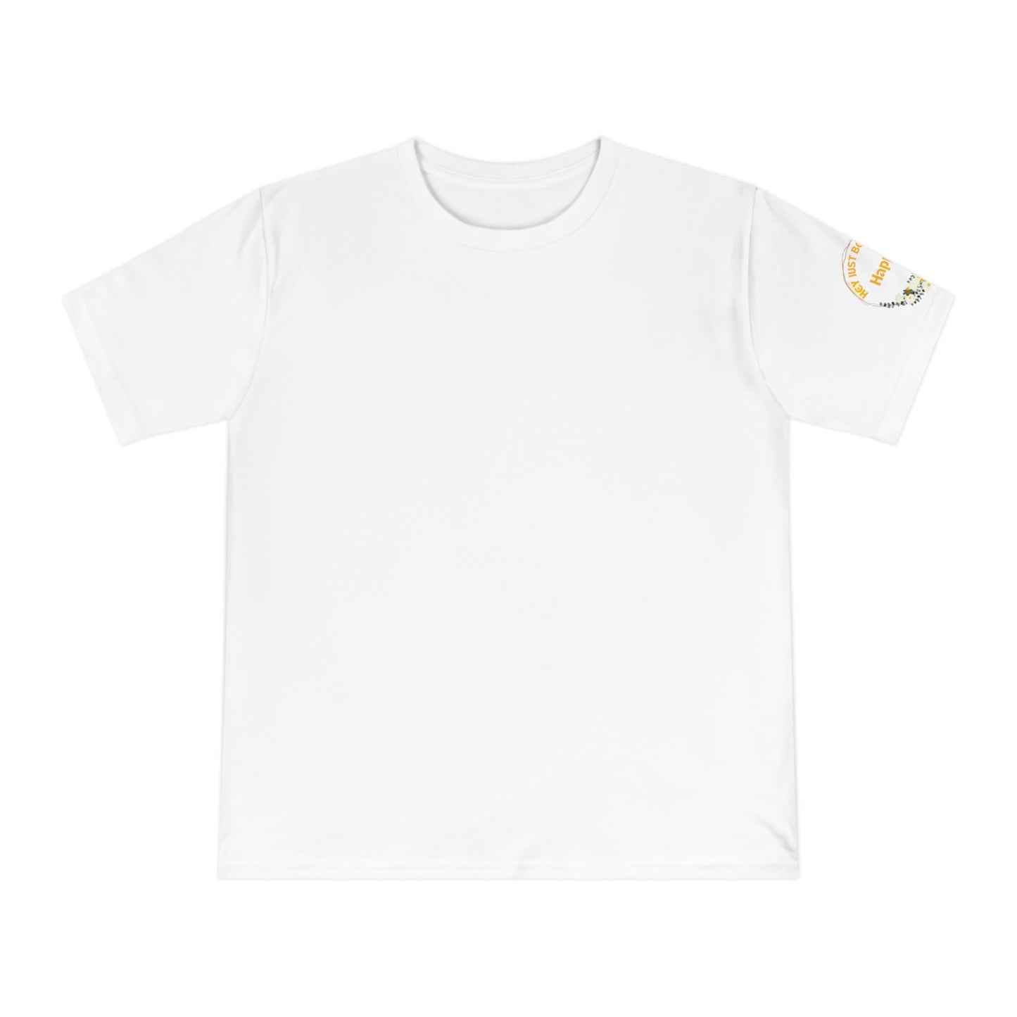 Hey Just Bee Happy (Left Sleeve) Unisex Classic Jersey T-shirt