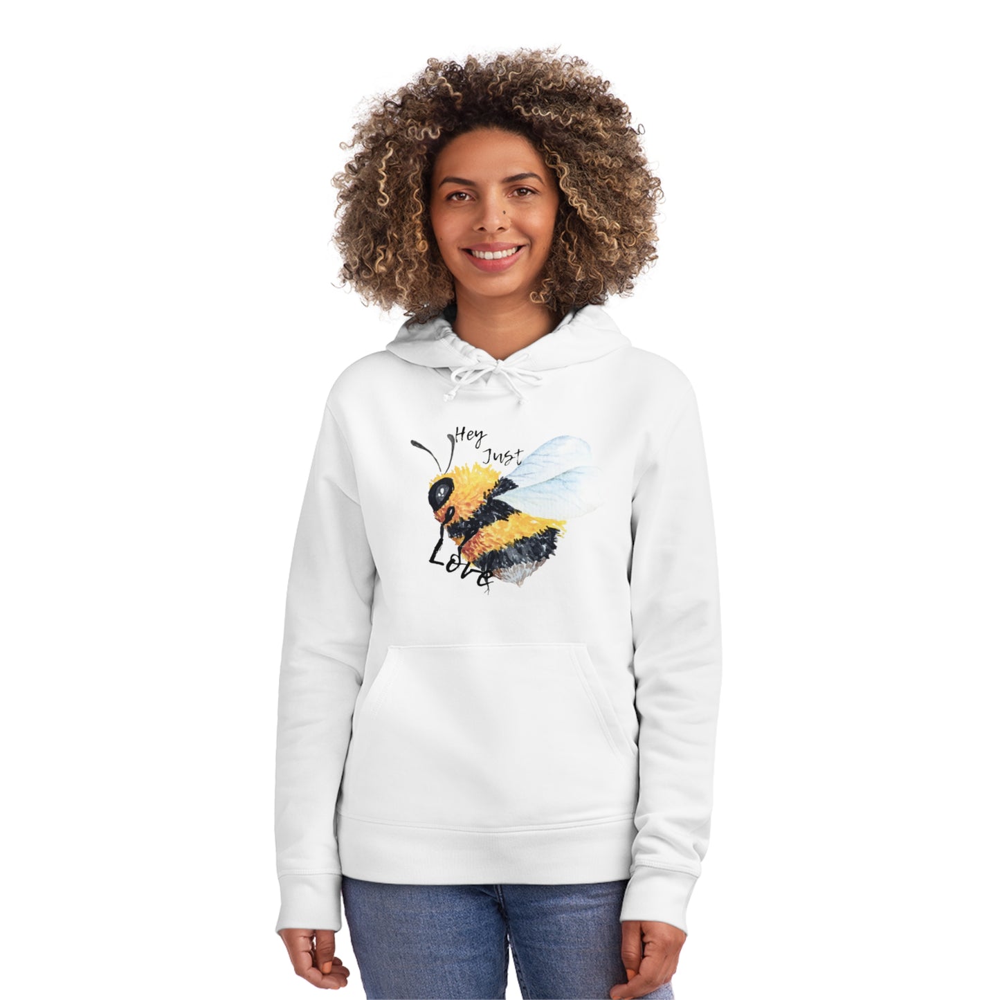 Hey Just Bee Eco-Friendly Drummer Hoodie