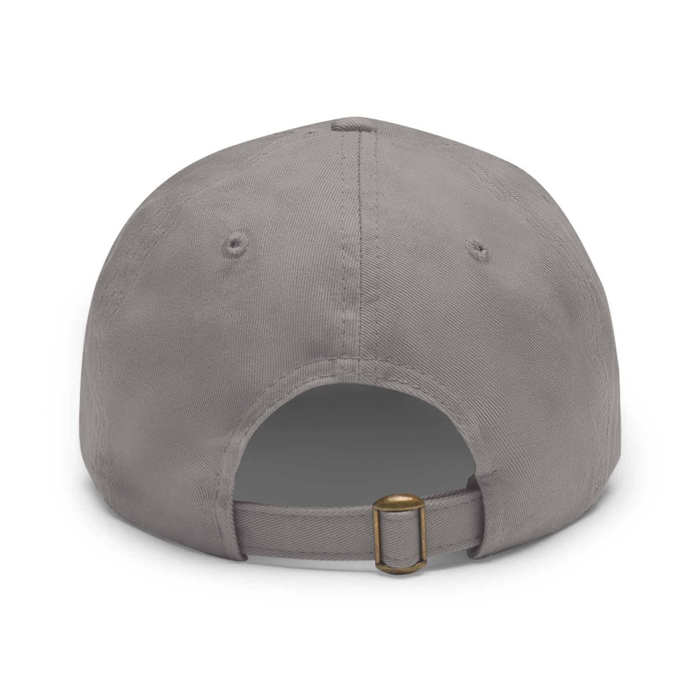Hey Just Bee Hiking Dad Hat with Leather Patch (Round)