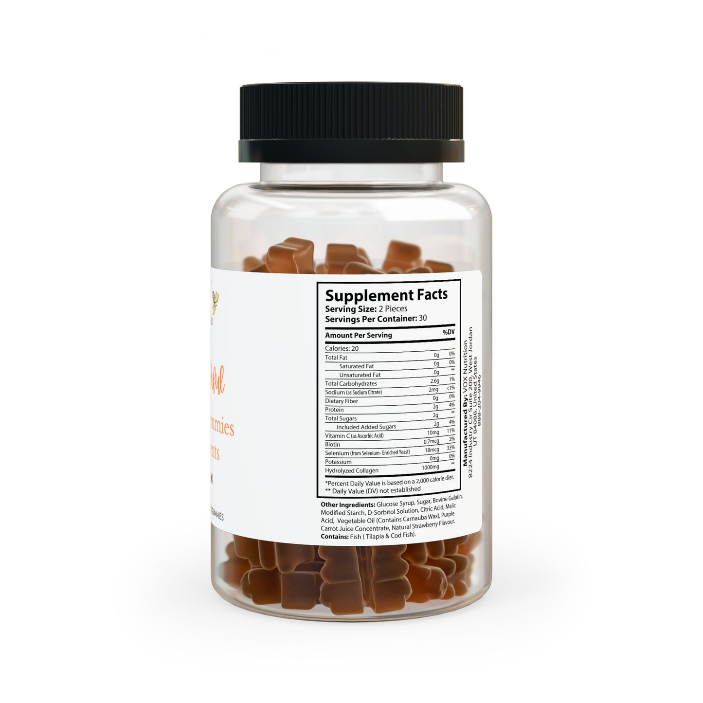 Bee Youthful Collagen Gummies (60 Gummies)
