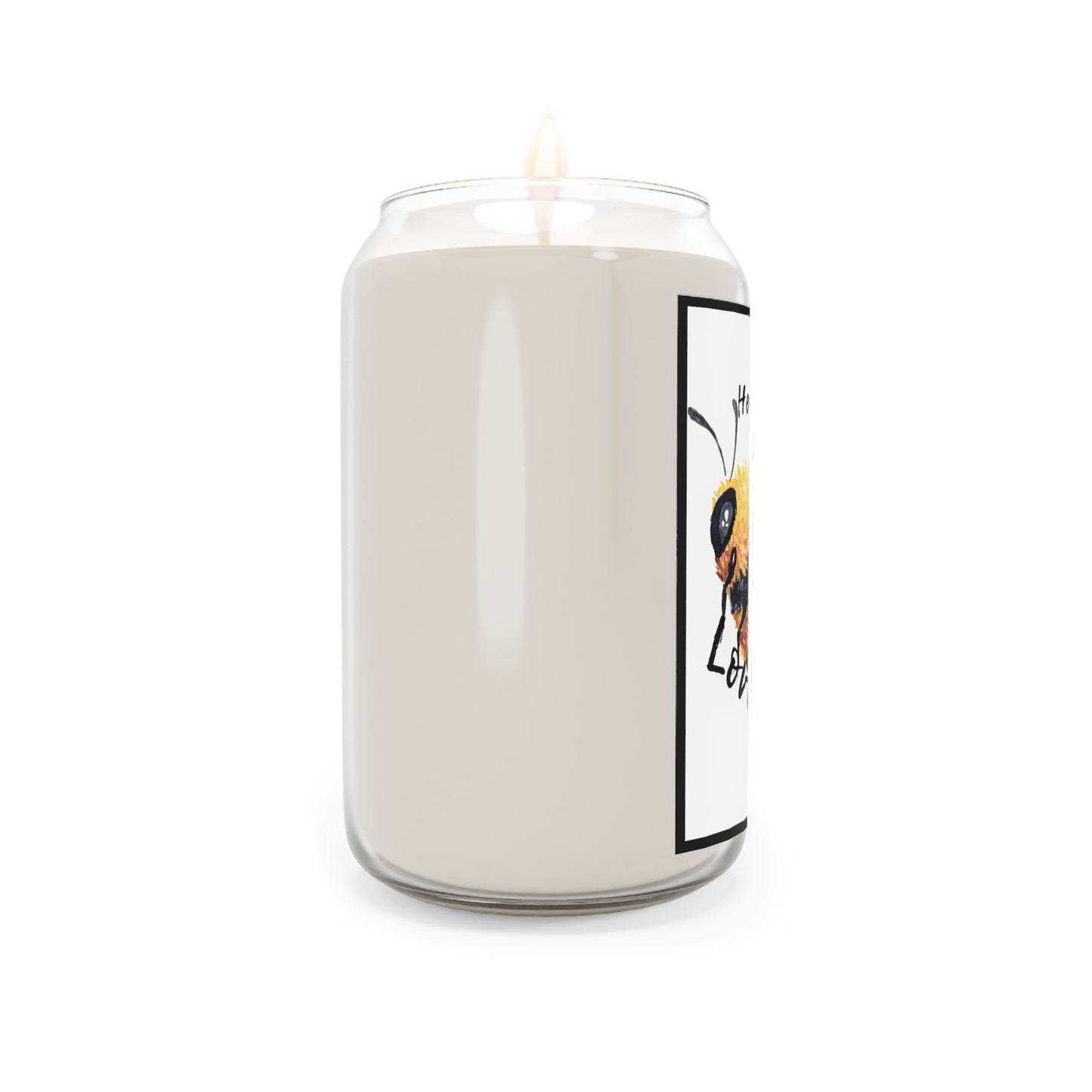 Hey Just Bee Love Large Eco-Friendly Scented Candle, 13.75oz