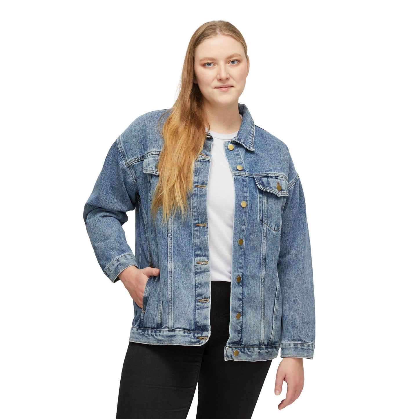 Hey Just Bee (Neon) Women's Denim Jacket