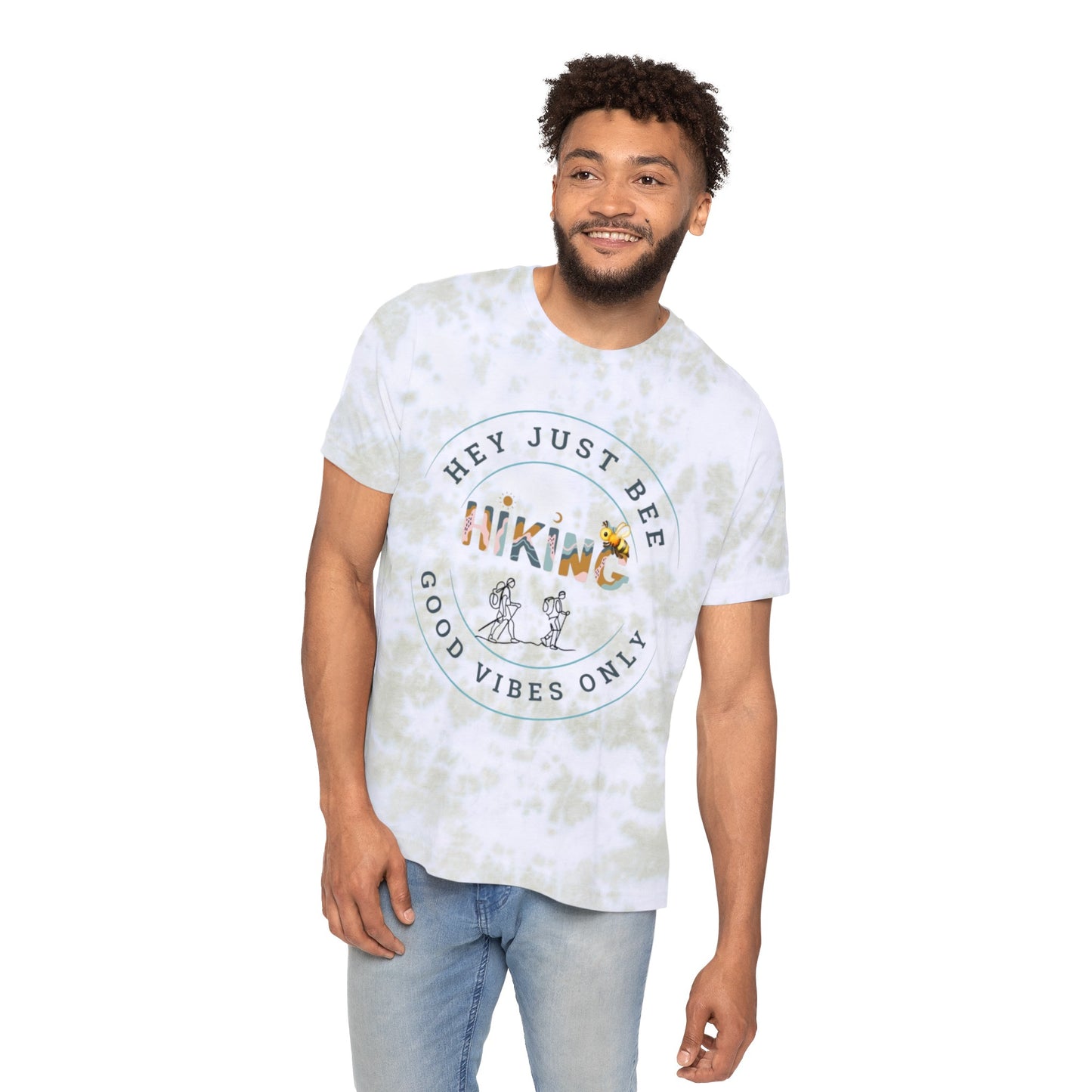 Hey Just Bee Hiking FWD Fashion Tie-Dyed T-Shirt