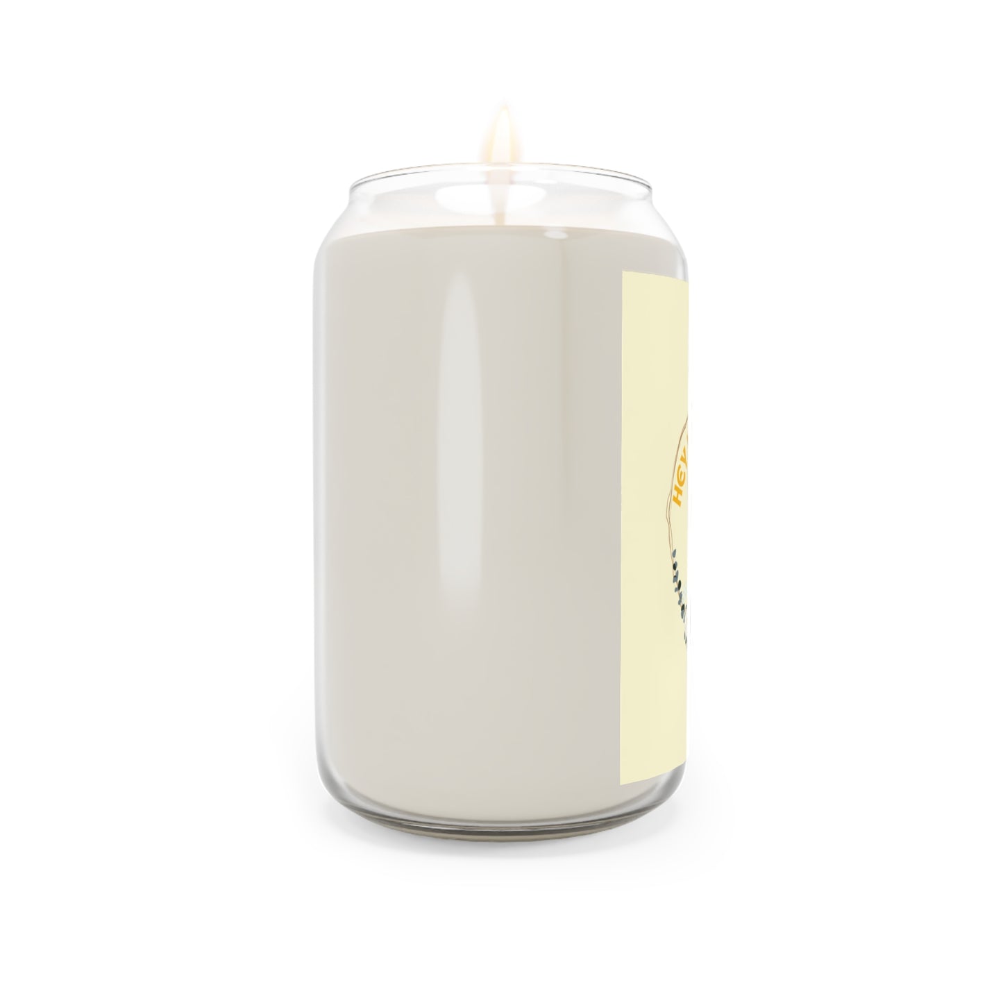 Hey Just Bee Happy Large Eco-Friendly Scented Candle, 13.75oz