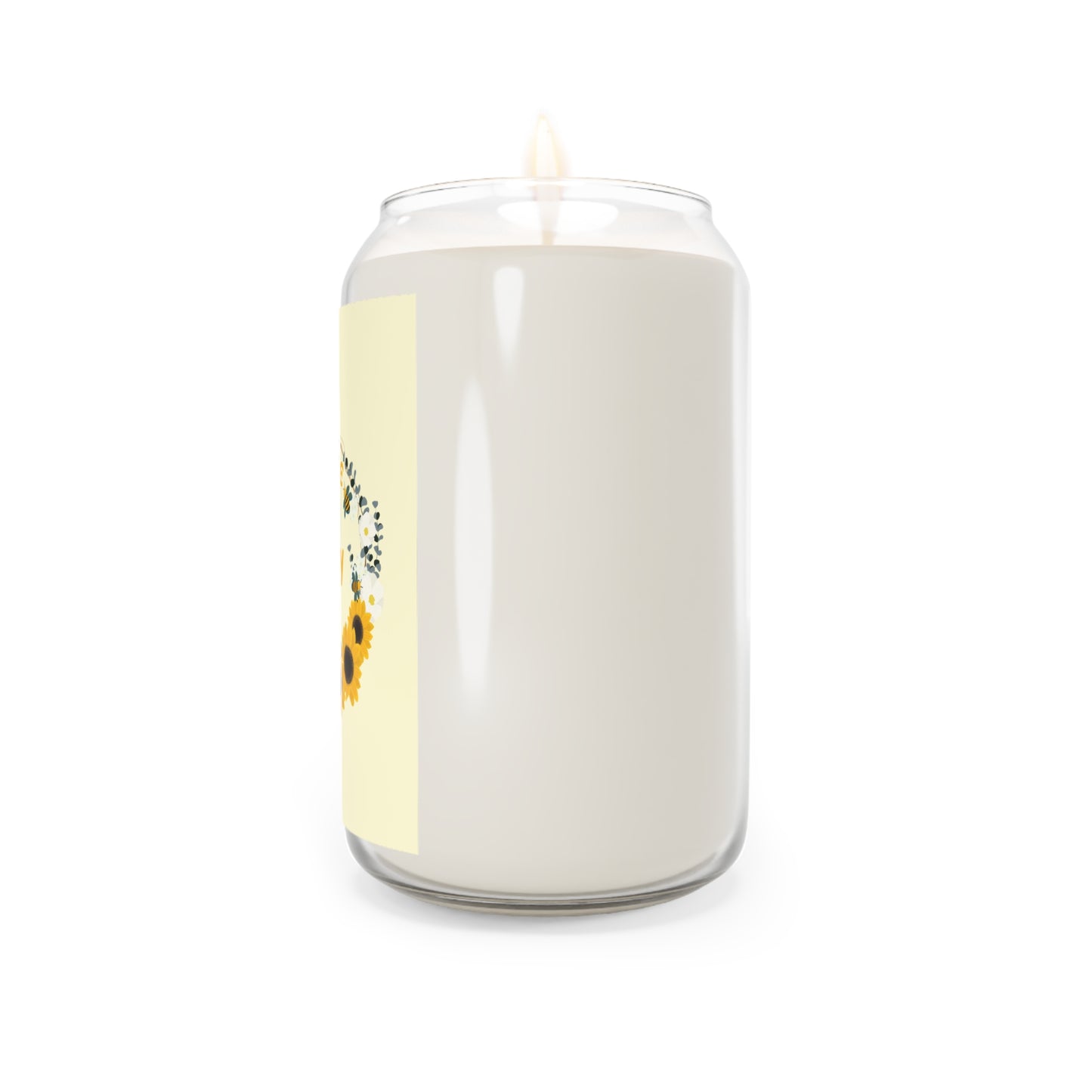 Hey Just Bee Happy Large Eco-Friendly Scented Candle, 13.75oz