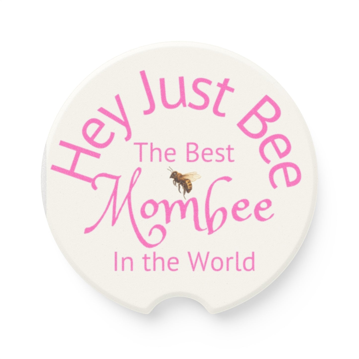 Best "Mombee" Soapstone Car Coaster