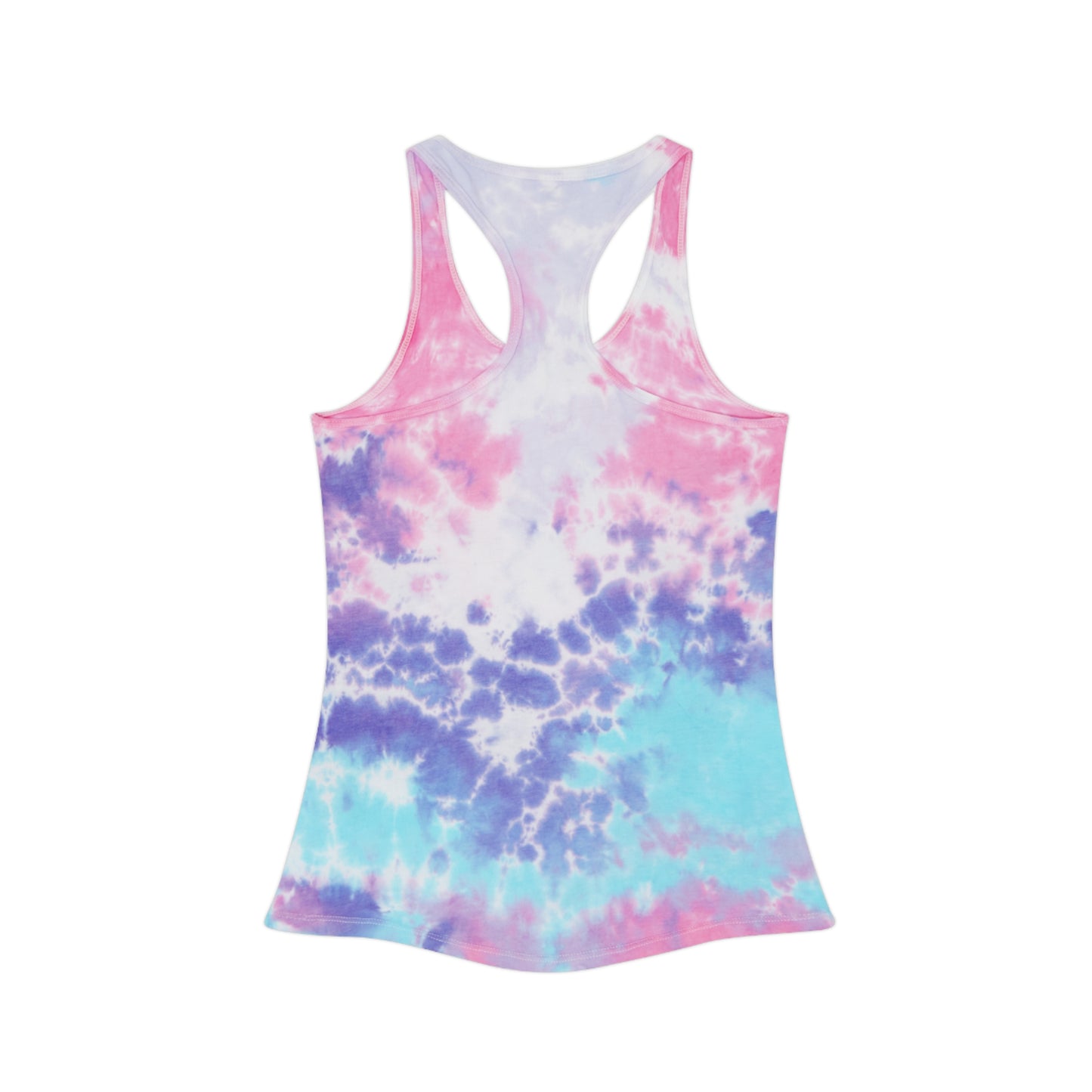 Hey Just Bee(Neon)Tye Dye Racerback Tank Top