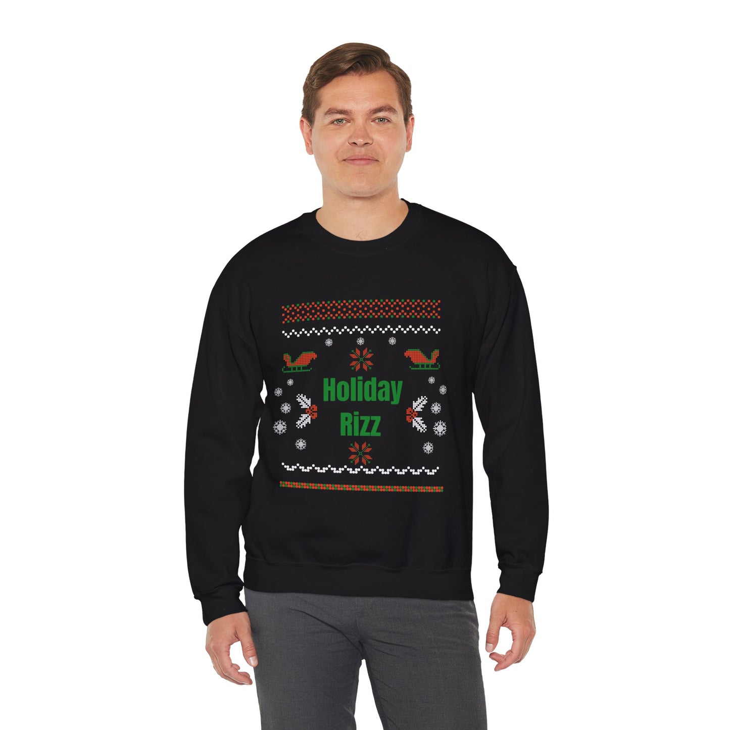 Holiday Rizz Heavy Blend™ Crewneck Sweatshirt