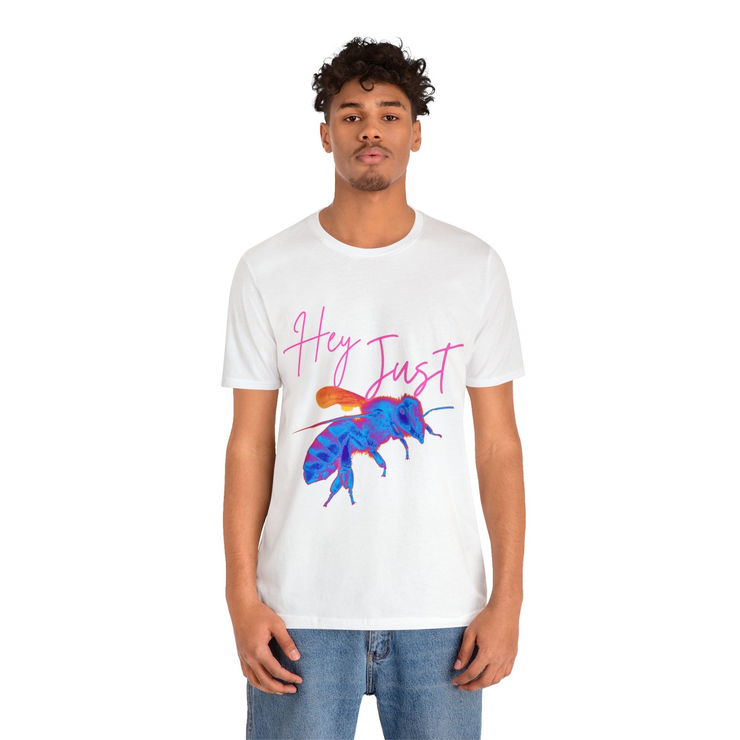 Hey Just Bee (Neon)-Jersey Short Sleeve Tee