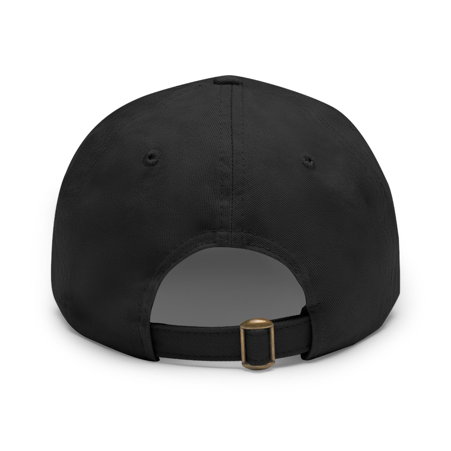 Hey Just Bee Kind Dad Hat with Leather Patch (Round)