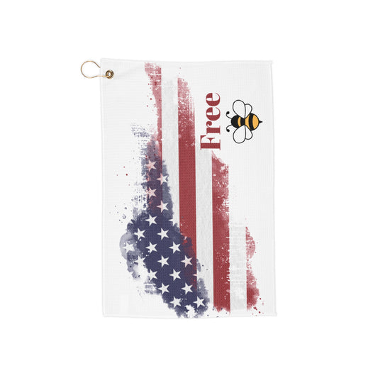 "Free Bee Free" Golf Towel