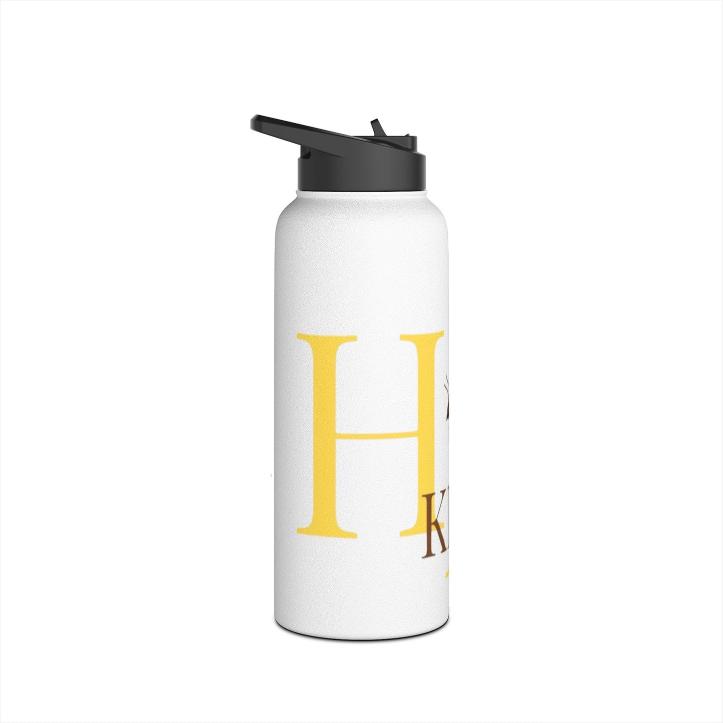 HJB KIND Stainless Steel Water Bottle, Standard Lid