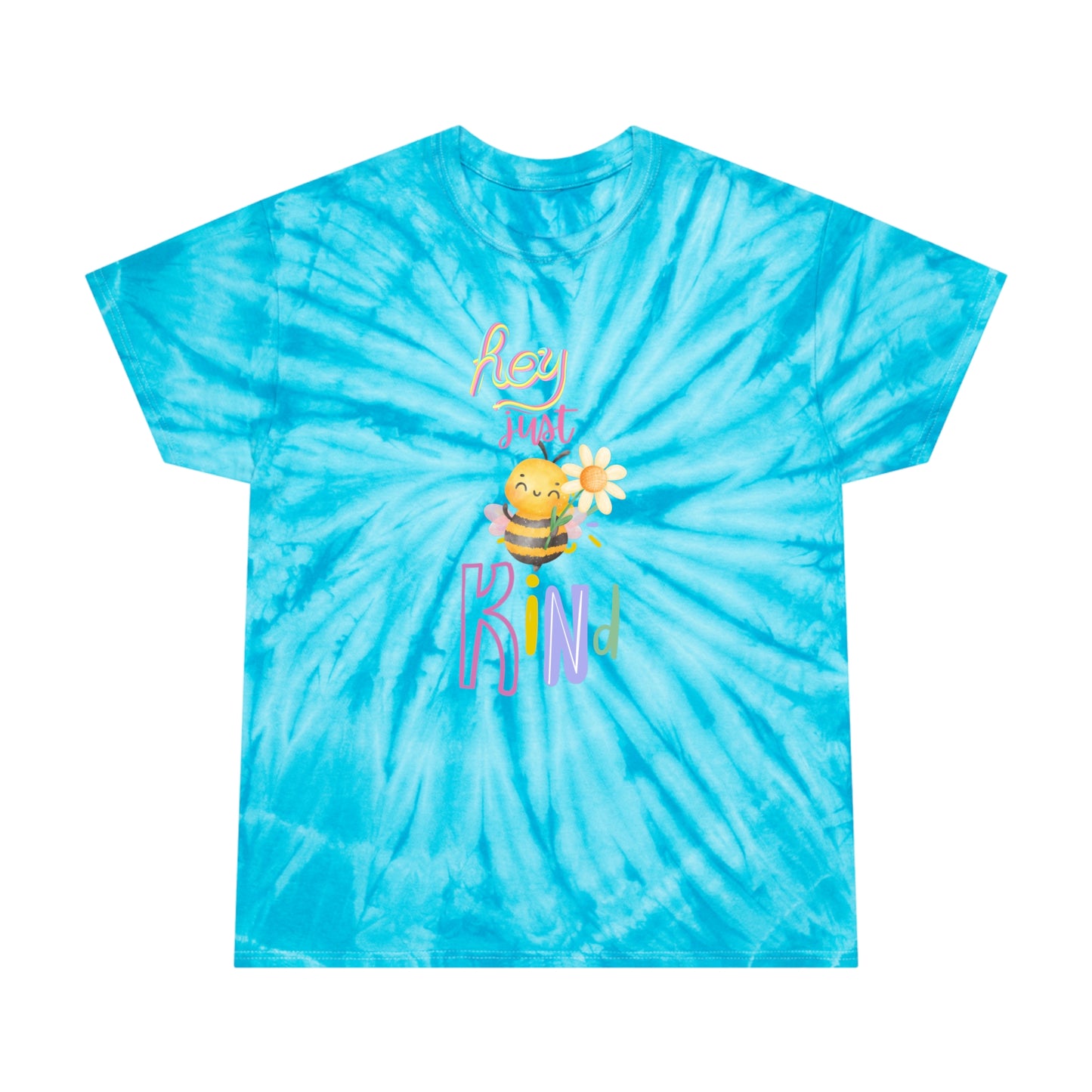 Hey Just Bee Kind Tie-Dye Tee, Cyclone