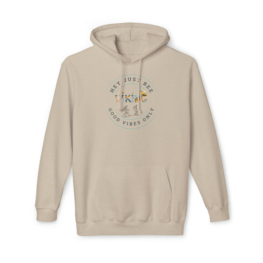 Hey Just Bee Hiking Unisex Hooded Sweatshirt, Made in US