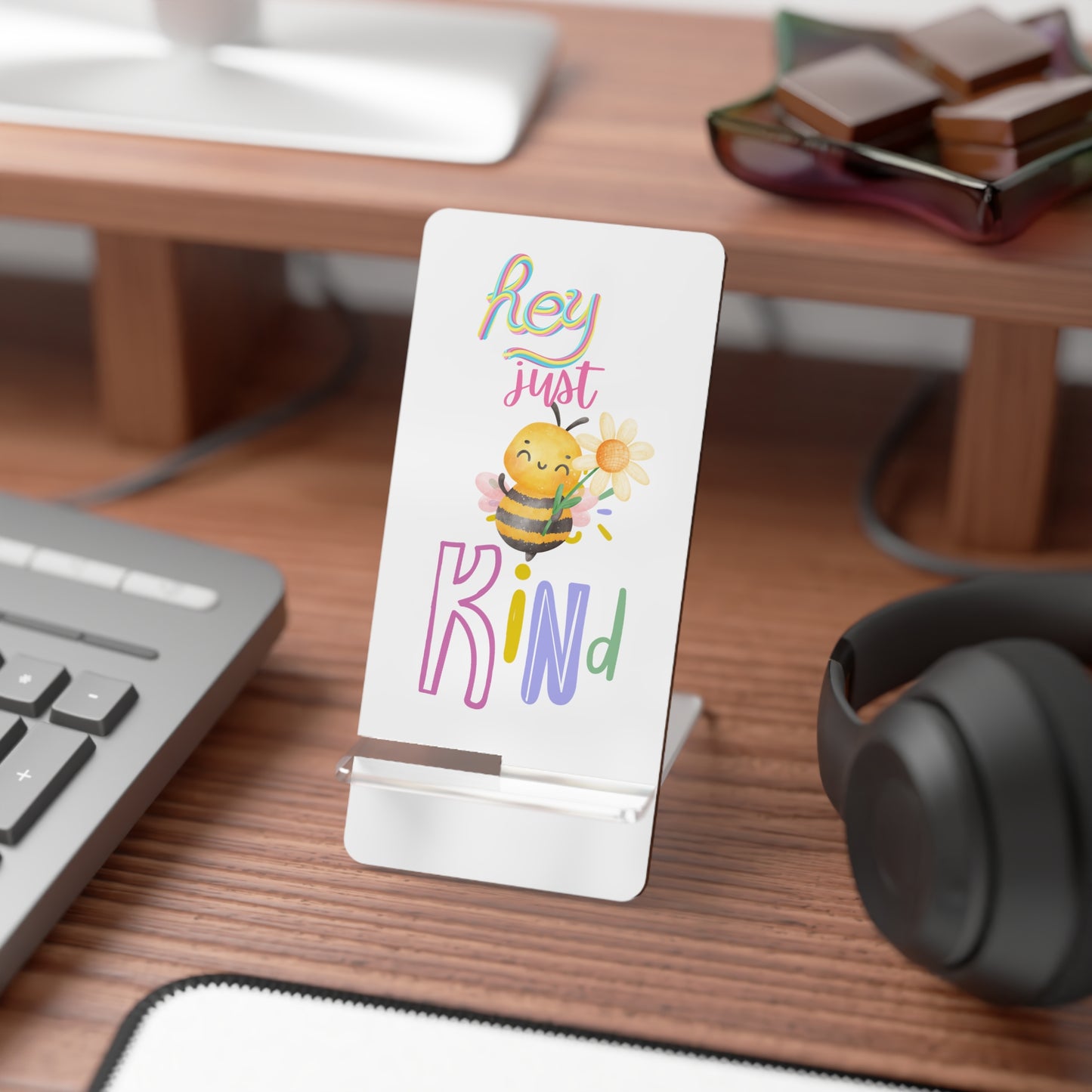 Hey Just Bee Kind Mobile Display Stand for Smartphones