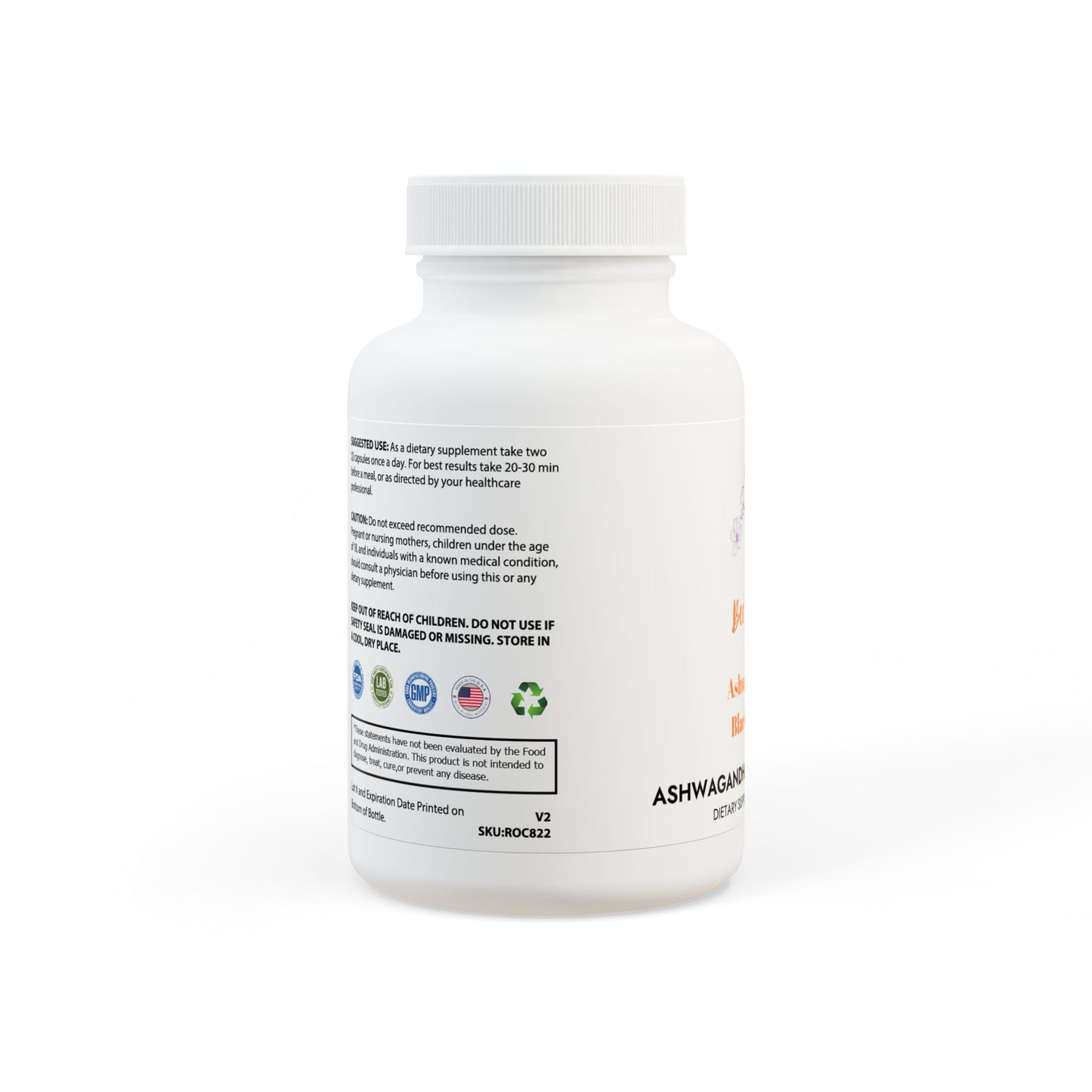 Bee Rested-Ashwagandha and Black Pepper Supplement (60 capsules)