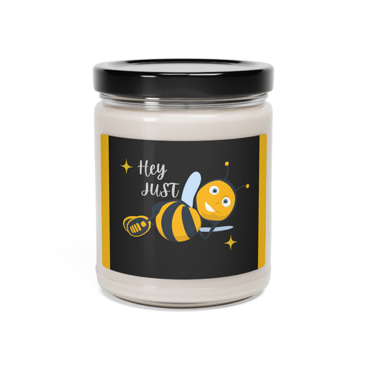 Hey Just Bee Scented Soy Candle, 9oz