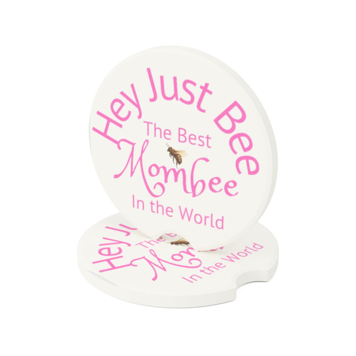 Best "Mombee" Soapstone Car Coaster