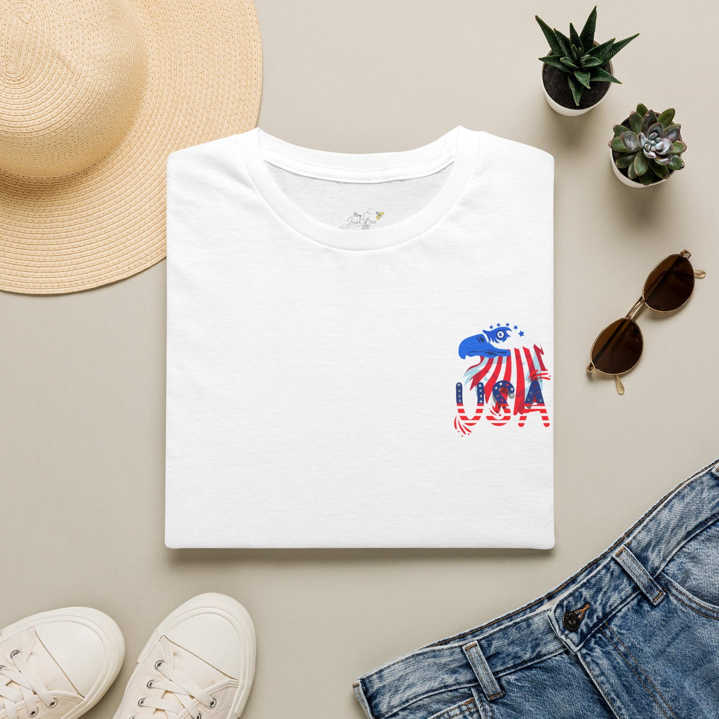 USA Eagle Graphic T-Shirt — Patriotic