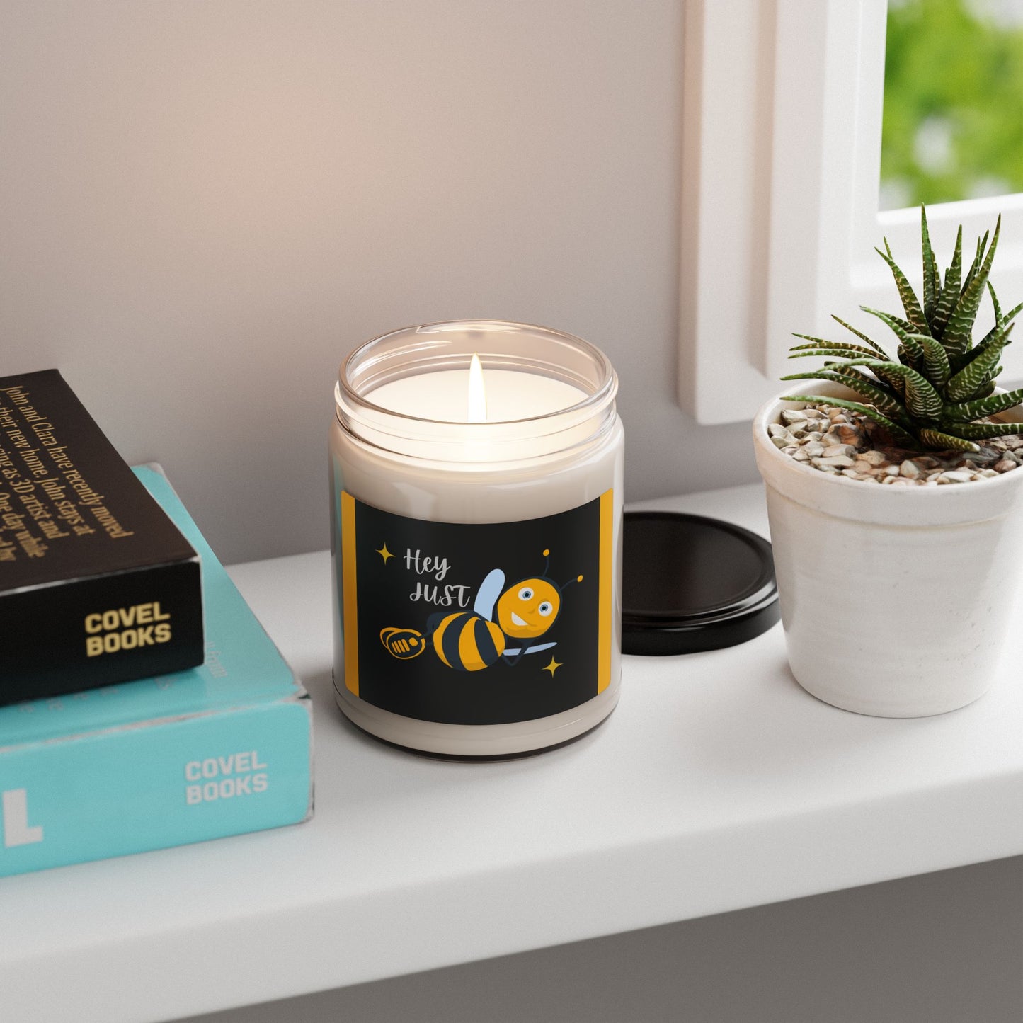 Hey Just Bee Scented Soy Candle, 9oz
