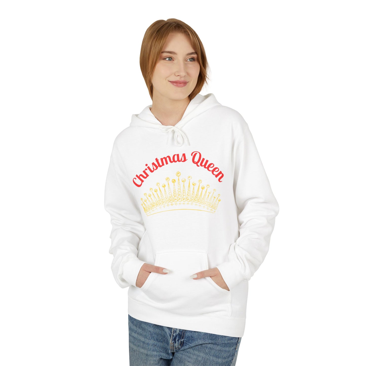 Christmas Queen Midweight Softstyle Fleece Hoodie