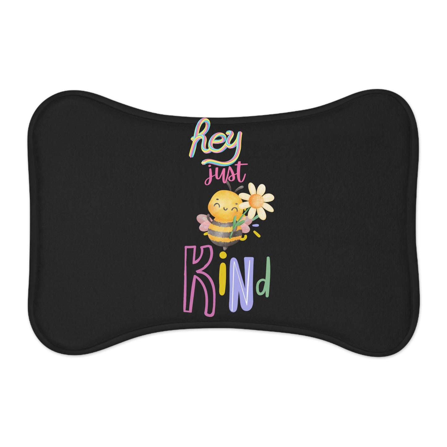 Hey Just Bee Kind Pet Feeding Mats