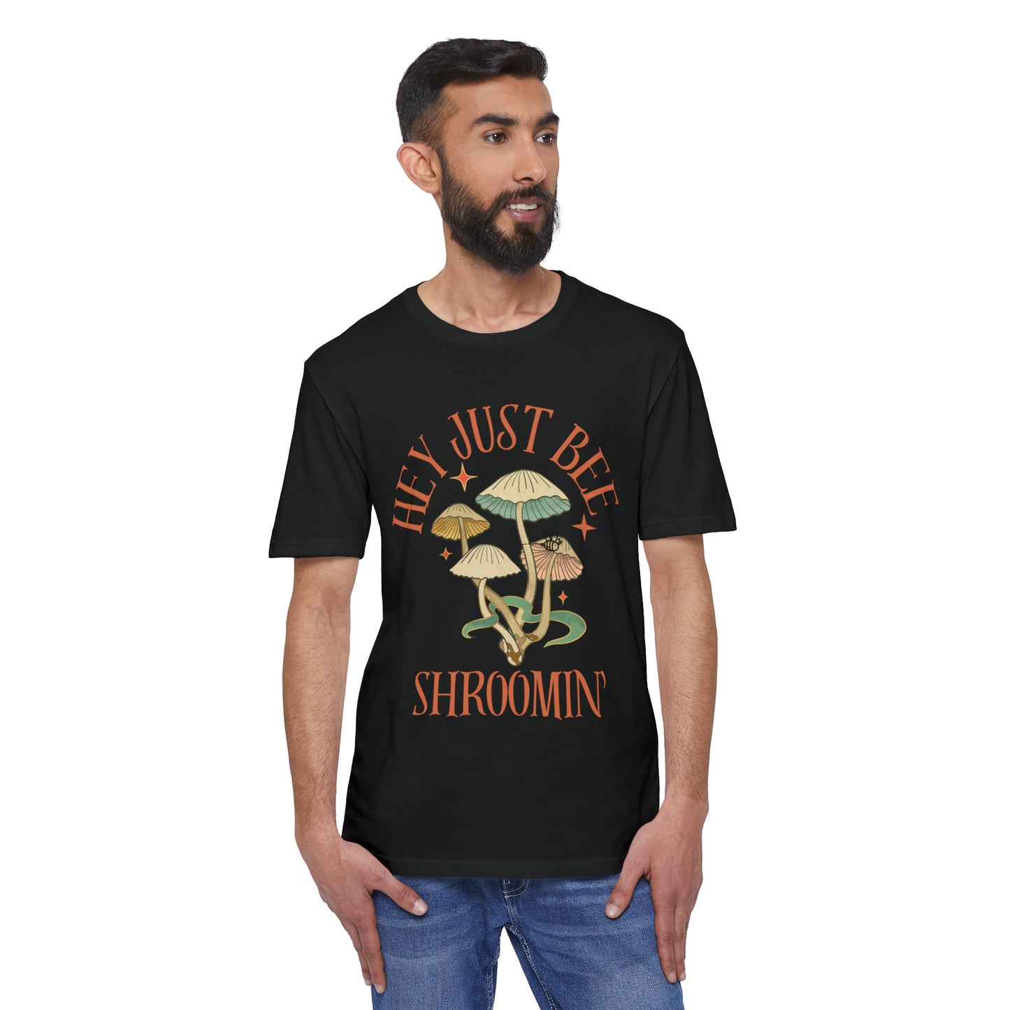 Hey Just Bee Shroomin' Unisex District® Re-Tee®