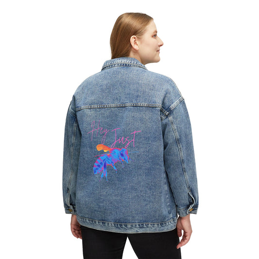 Hey Just Bee (Neon) Women's Denim Jacket