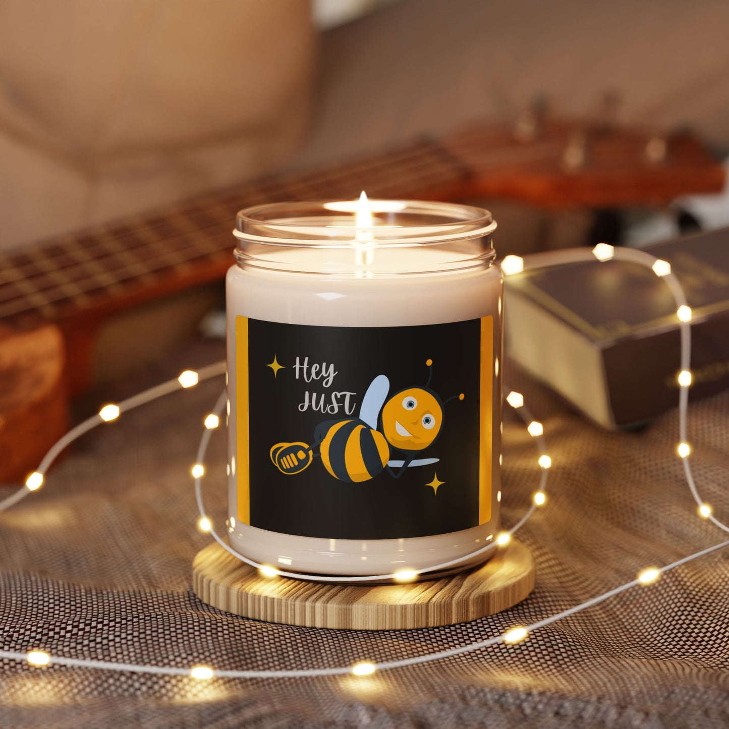 Hey Just Bee Scented Soy Candle, 9oz