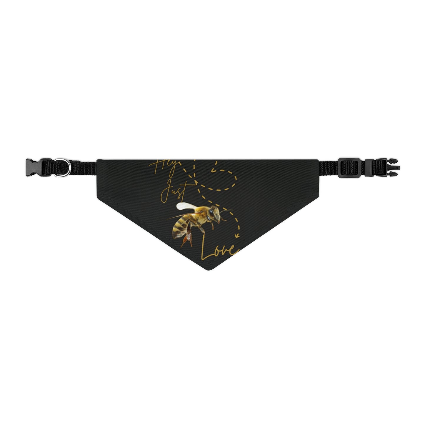 Hey Just Bee Love Pet Bandana Collar