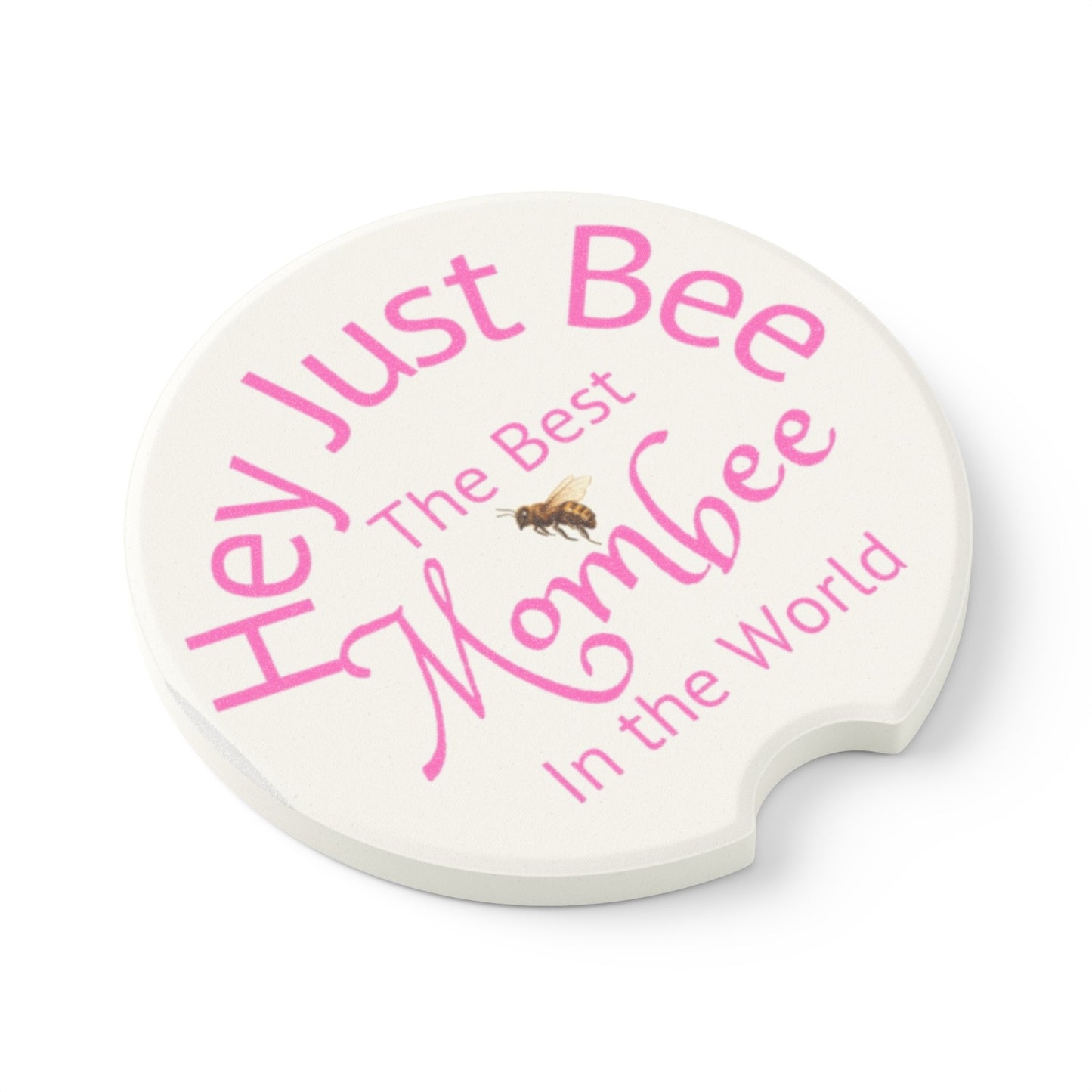 Best "Mombee" Soapstone Car Coaster