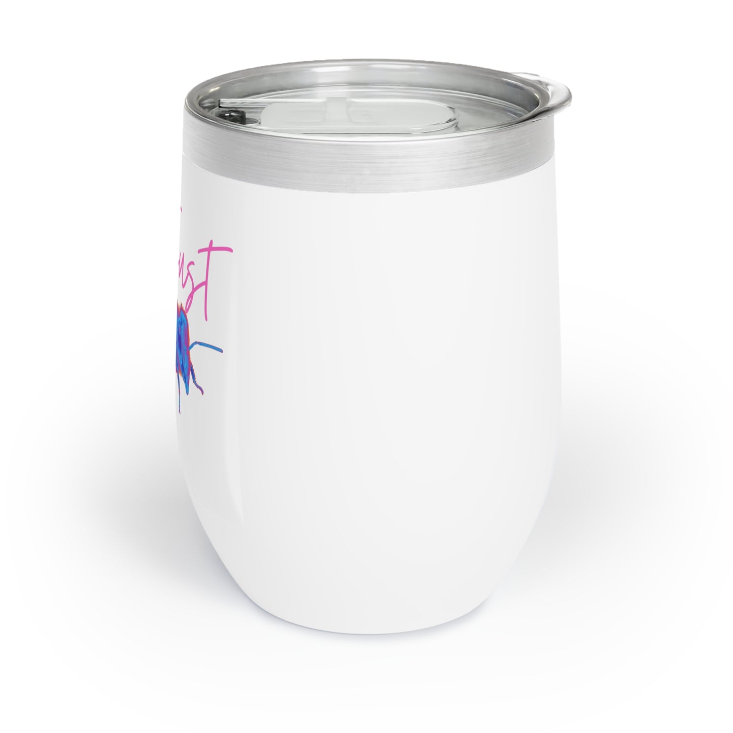 Hey Just Bee (Neon)Chill Wine Tumbler