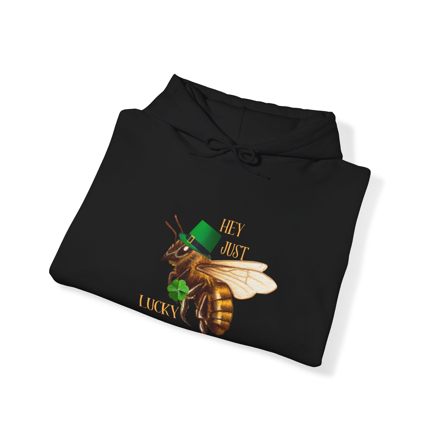 Hey Just Bee Lucky Couples Heavy Blend™ Hooded Sweatshirt