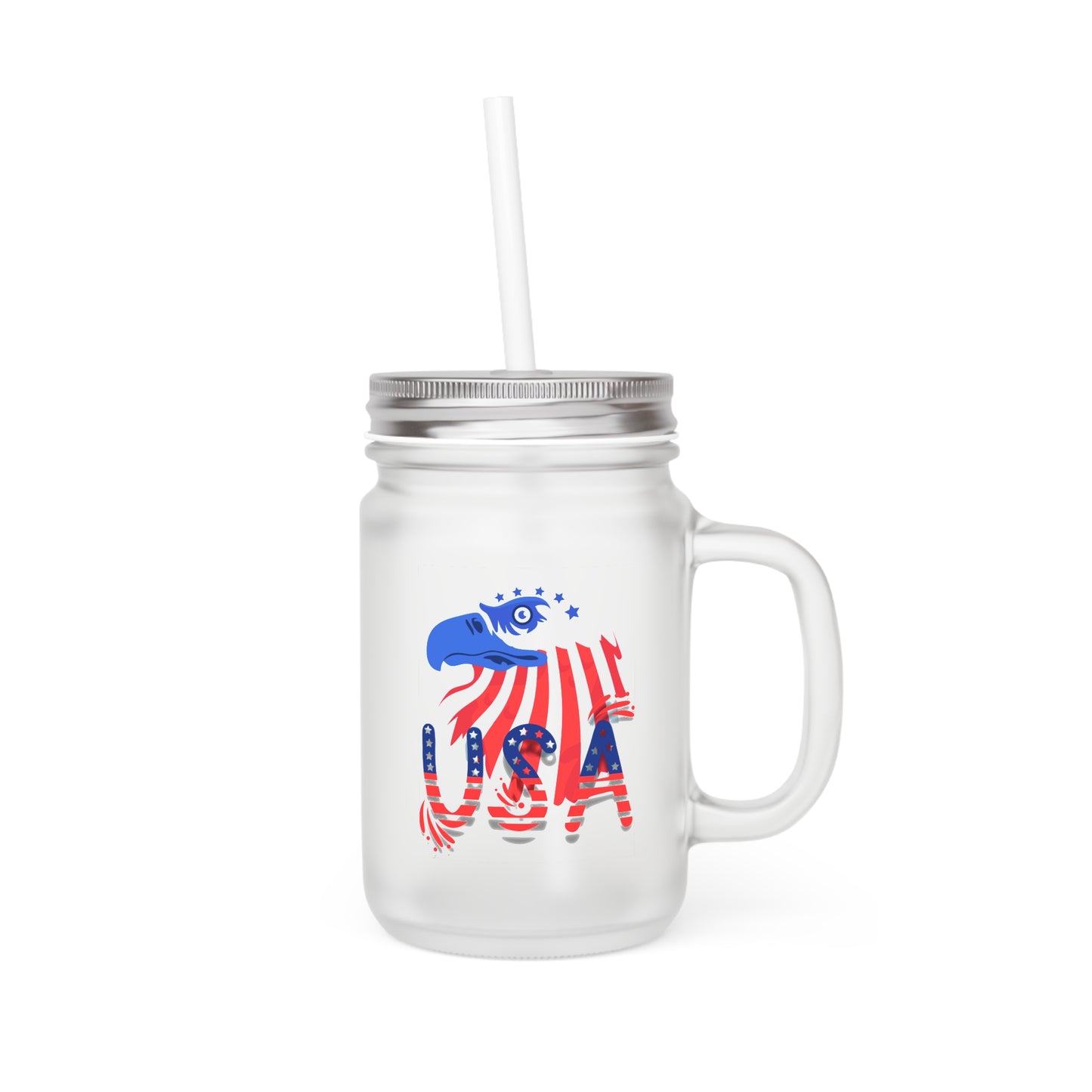 Patriotic 'Good Old Days' Mason Jar — Vintage Americana Drinkware