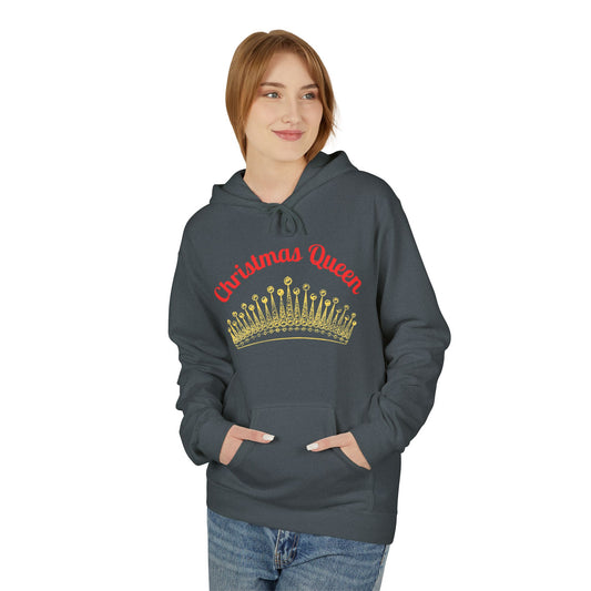 Christmas Queen Midweight Softstyle Fleece Hoodie