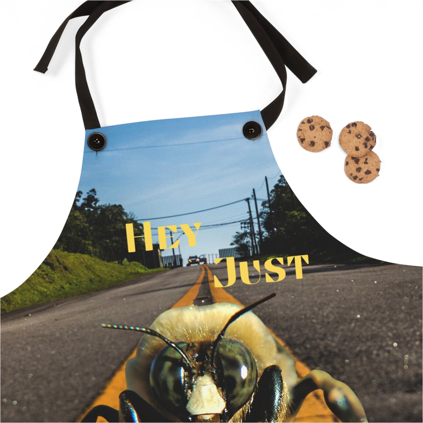 Hey Just Bee Staying in your own lane Apron