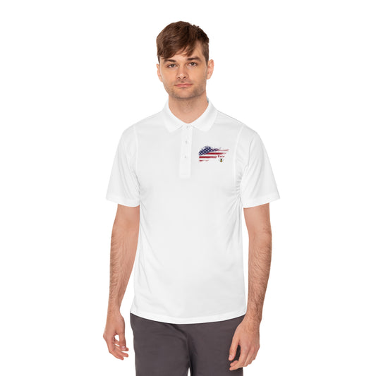 Men's Polo — "Free Bee Free" Sport Shirt
