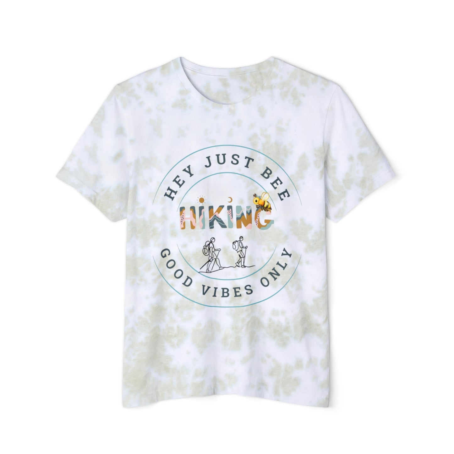 Hey Just Bee Hiking FWD Fashion Tie-Dyed T-Shirt
