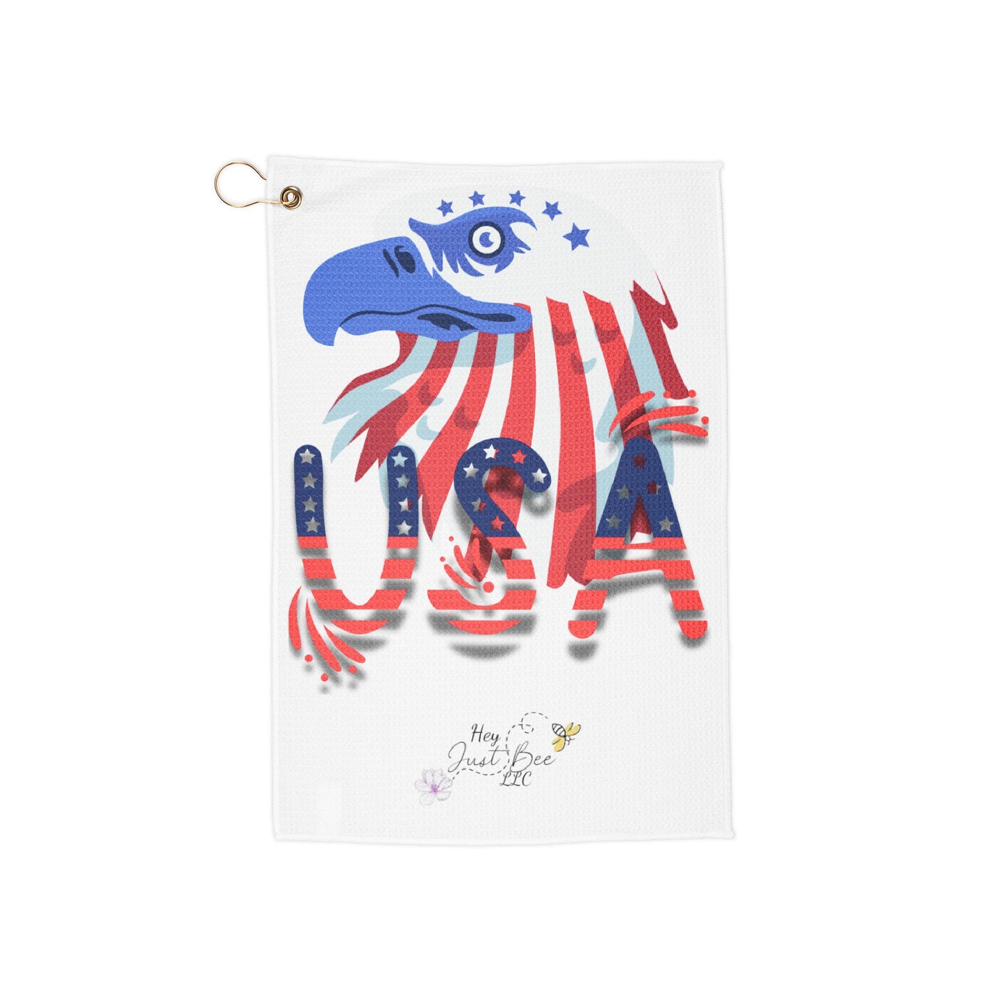 Patriotic 'Good Old Days' Golf Towel