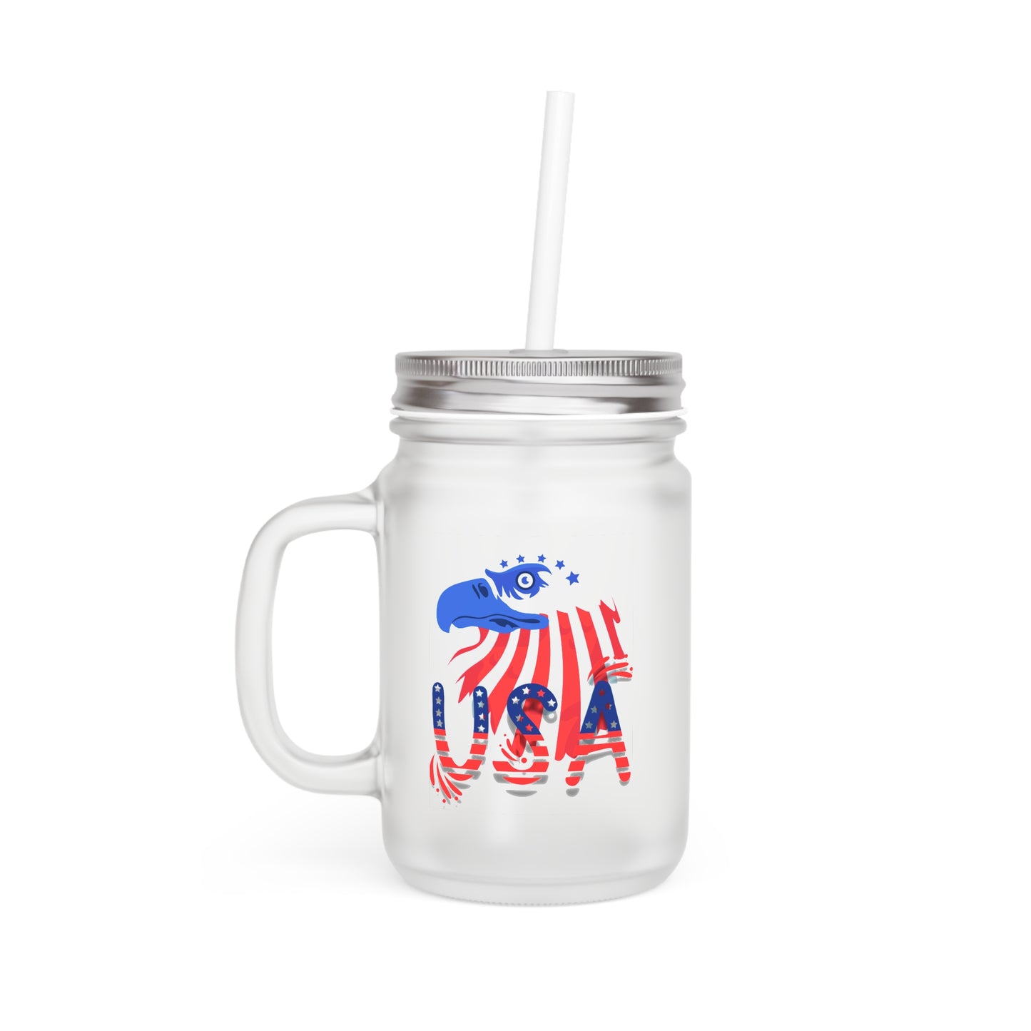 Patriotic 'Good Old Days' Mason Jar — Vintage Americana Drinkware