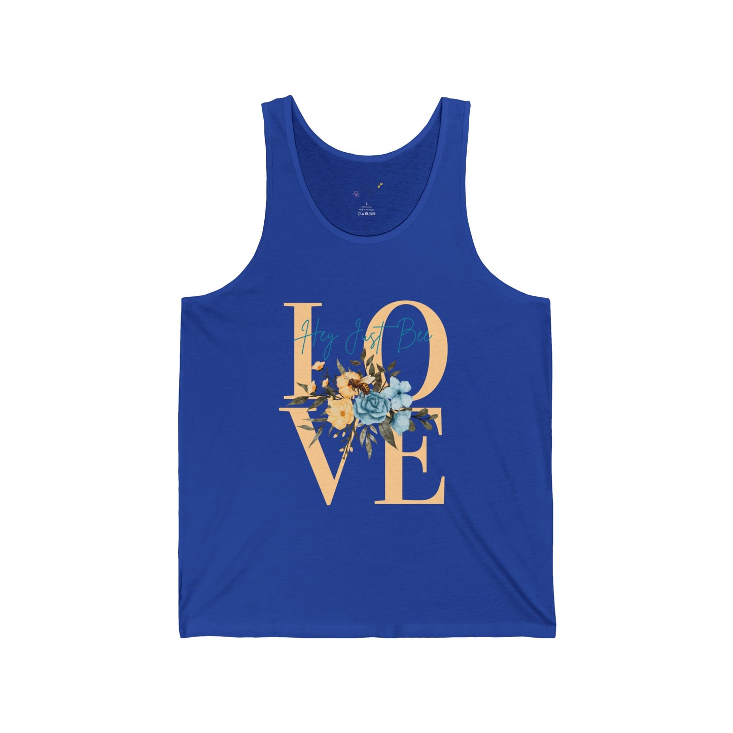 Hey Just Bee Love Mom Jersey Tank