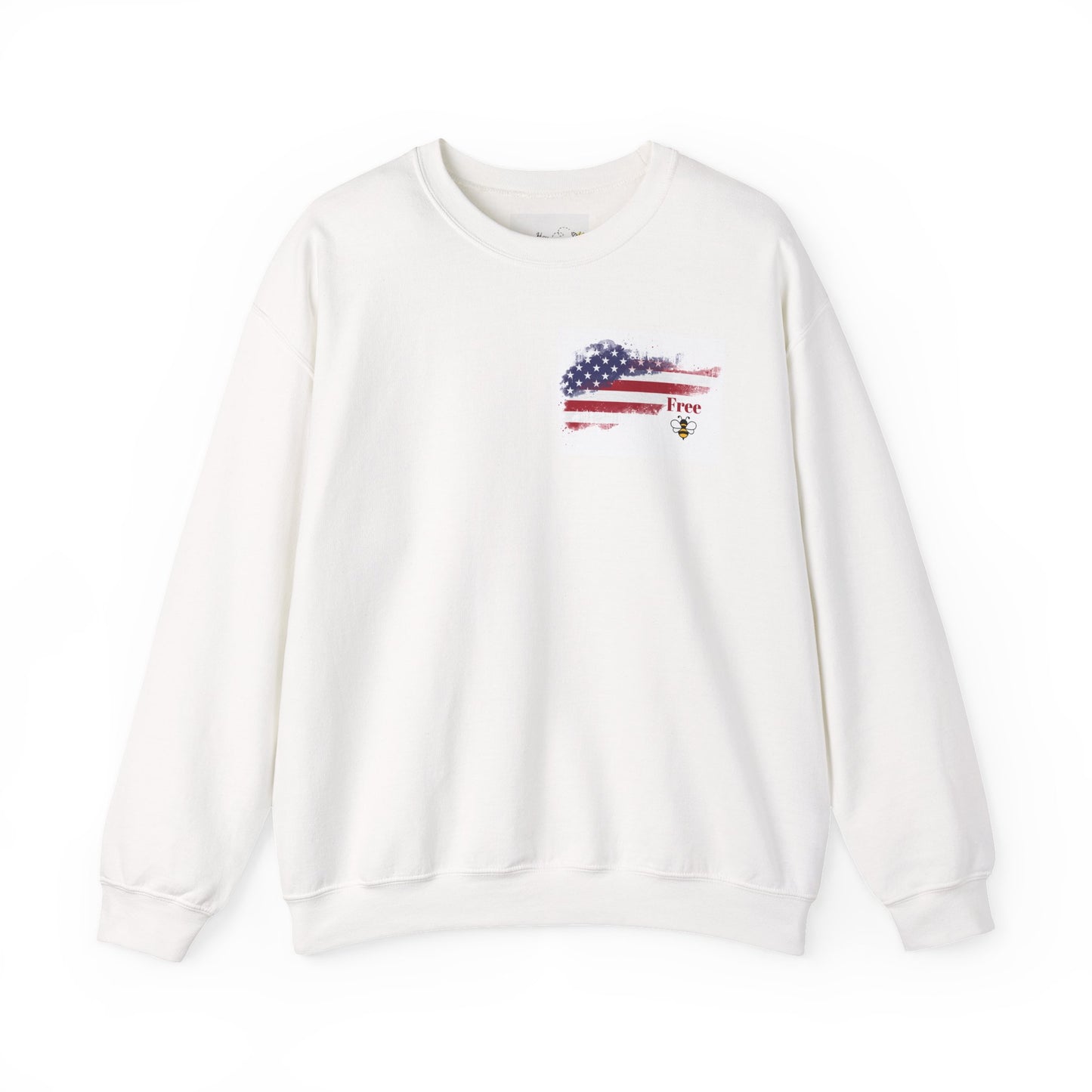 Patriotic "Free Bee" Crewneck Sweatshirt